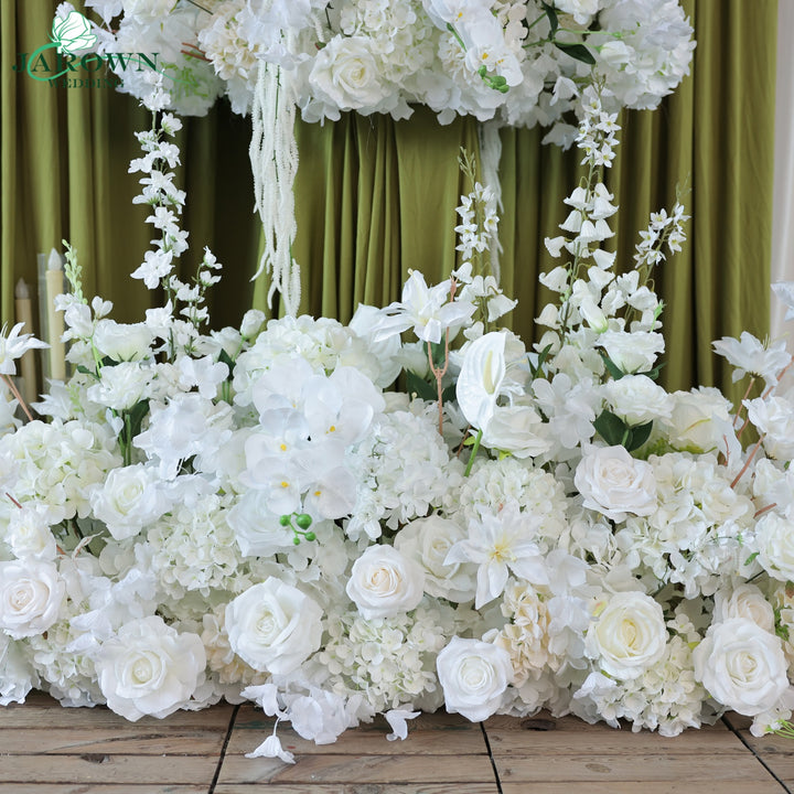 Aisle & Backdrop Flower in White
