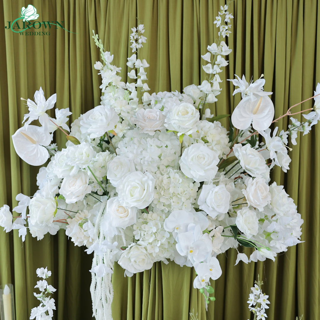Aisle & Backdrop Flower in White
