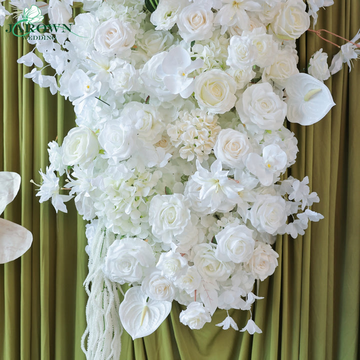 Aisle & Backdrop Flower in White