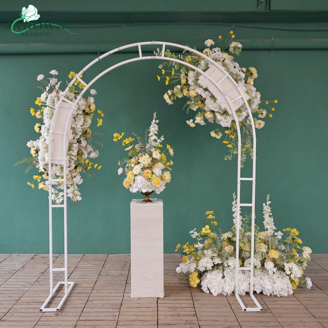Aisle & Centerpiece & Backdrop Flower in Yellow/White