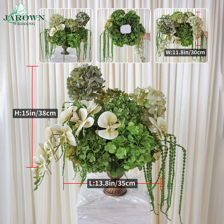 Aisle & Centerpiece in Green