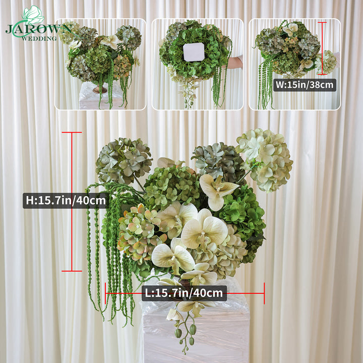 Aisle & Centerpiece in Green