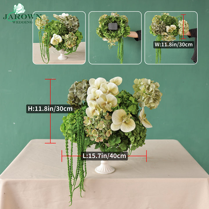Aisle & Centerpiece in Green