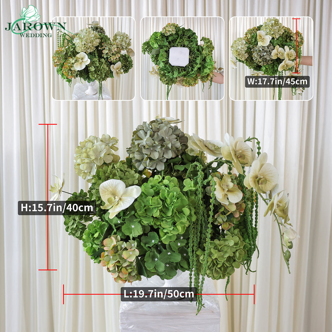 Aisle & Centerpiece in Green