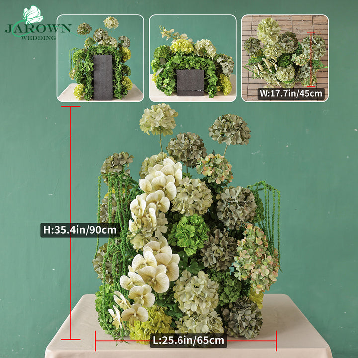 Aisle & Centerpiece in Green