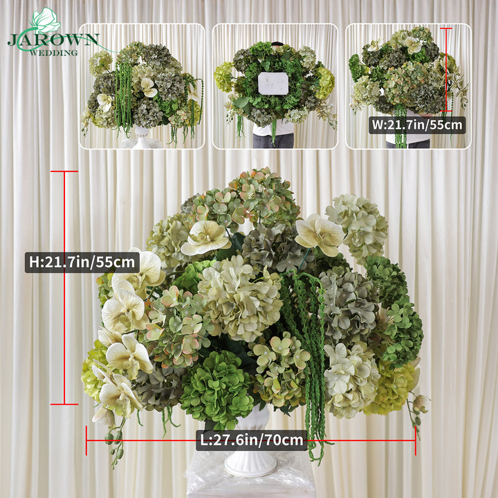 Aisle & Centerpiece in Green