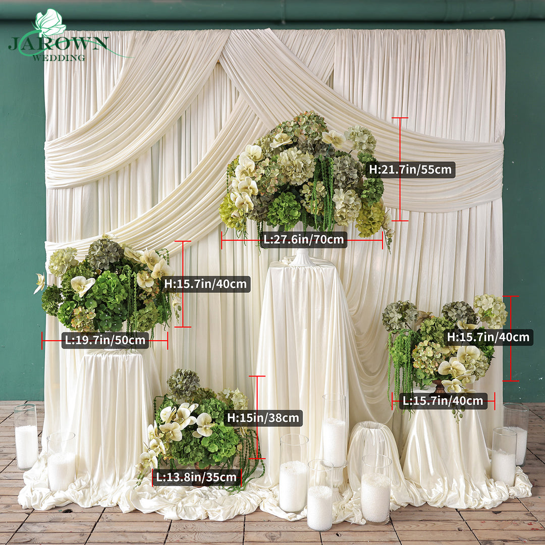 Aisle & Centerpiece in Green