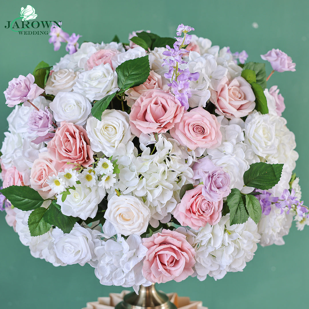 Aisle & Centerpiece in Pink/White/Purple