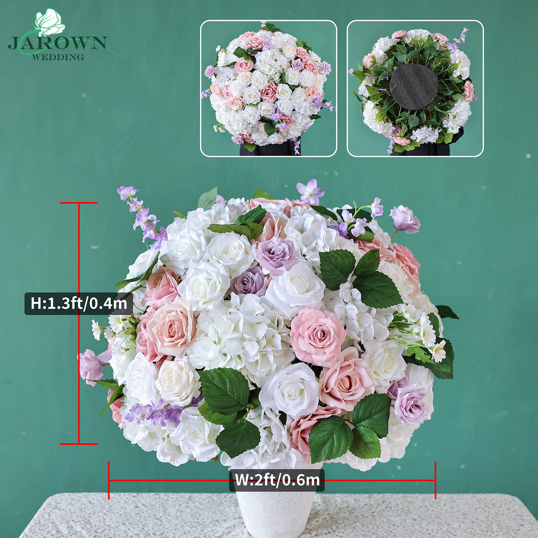 Aisle & Centerpiece in Pink/White/Purple