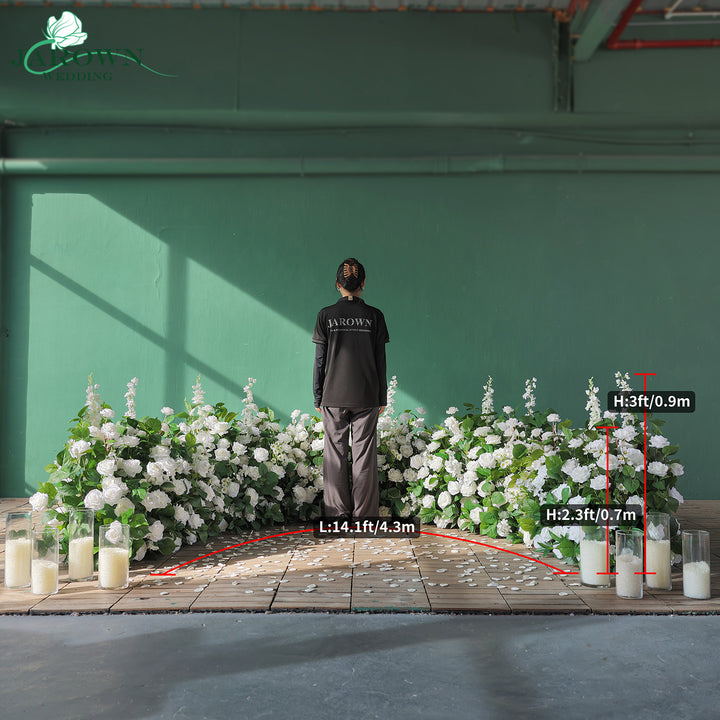 Aisle in White/Green