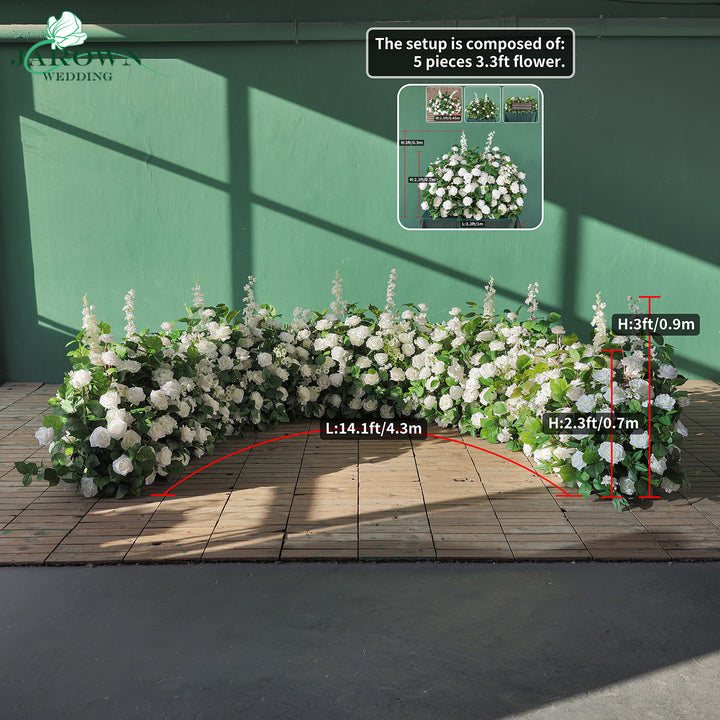 Aisle in White/Green