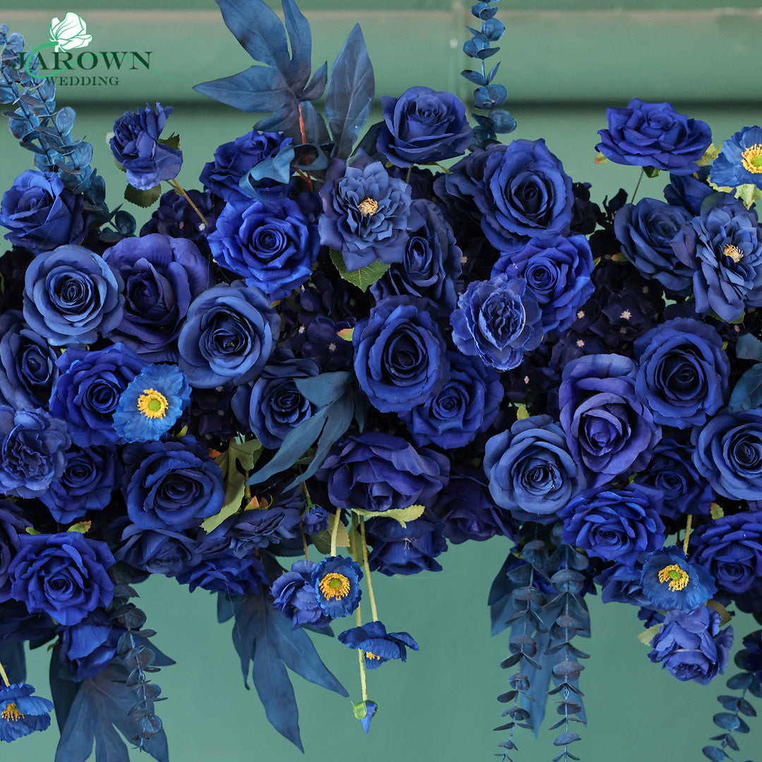 Aisle & Round Flower Arch in Blue