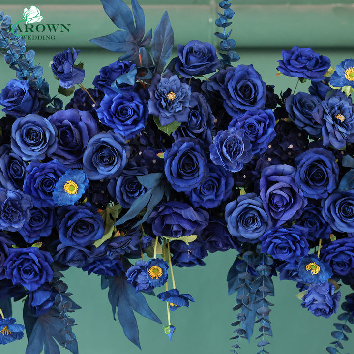 Aisle & Round Flower Arch in Blue