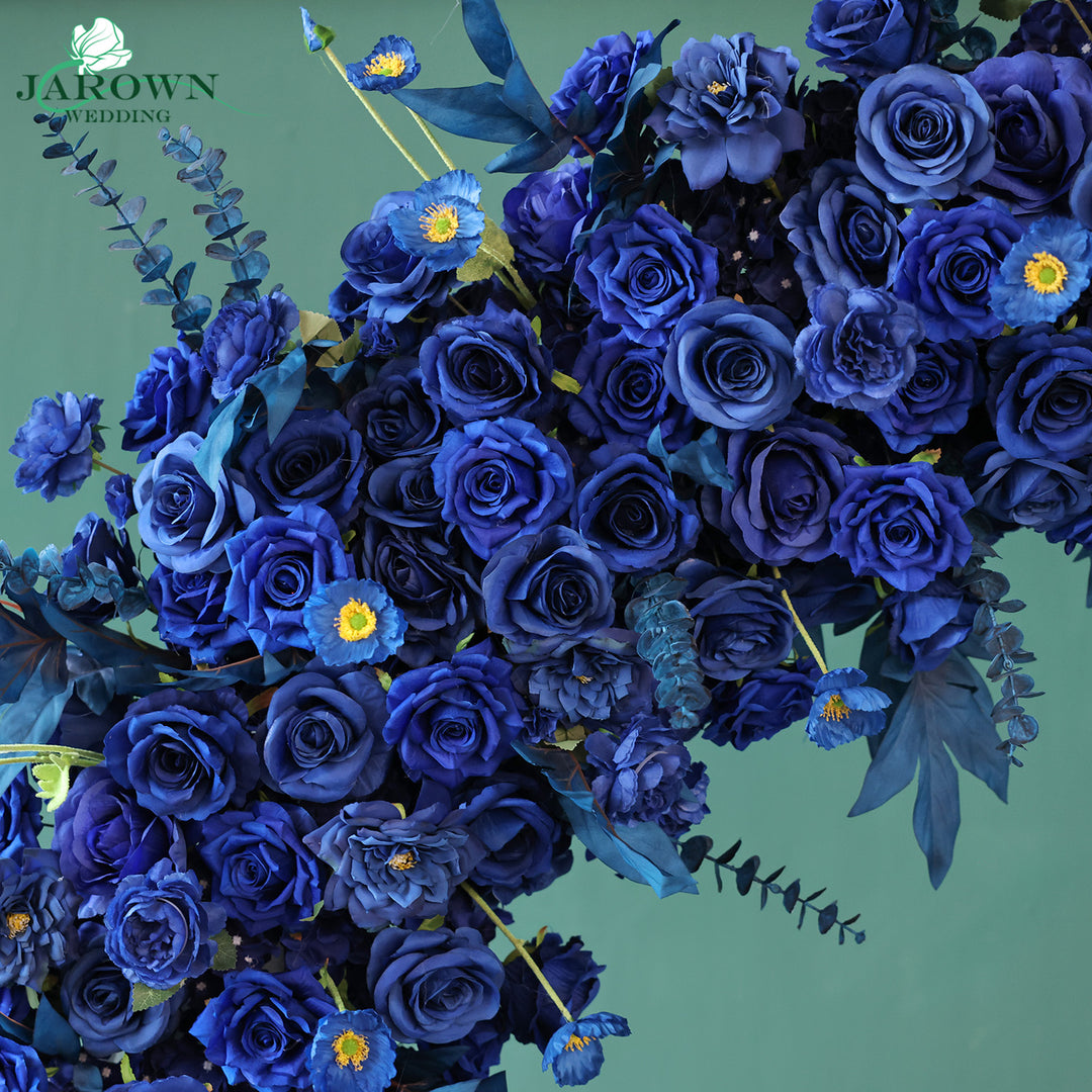 Aisle & Round Flower Arch in Blue