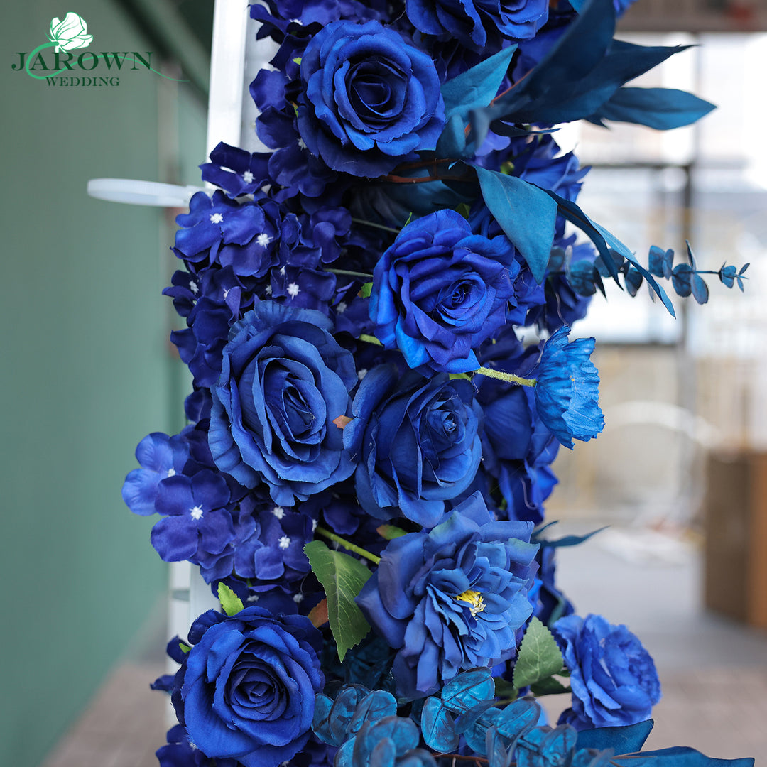 Aisle & Round Flower Arch in Blue