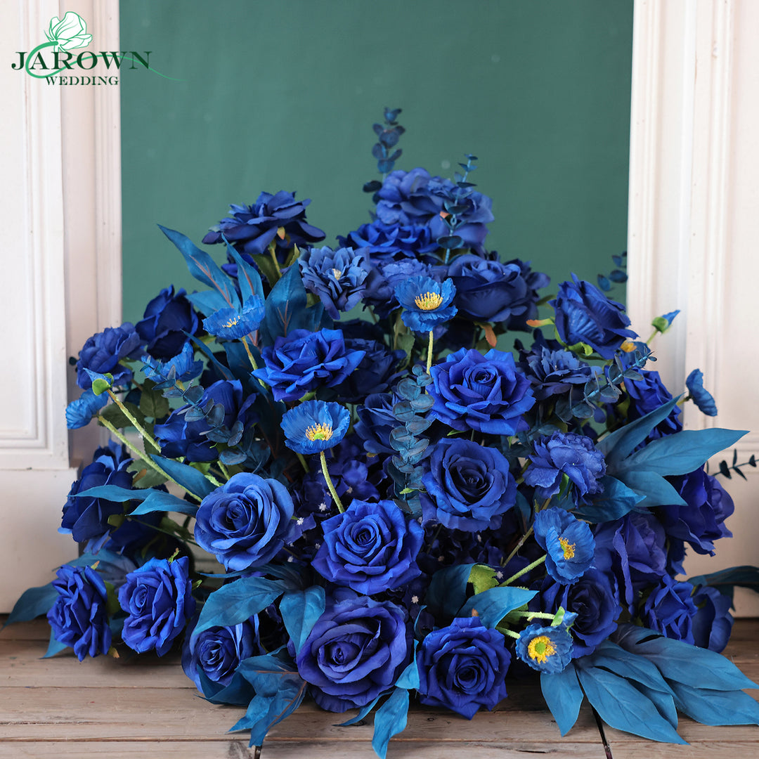 Aisle & Round Flower Arch in Blue