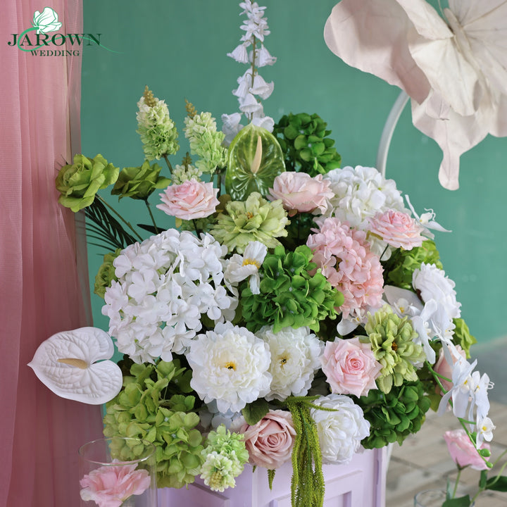 Aisle in Green/Pink/White