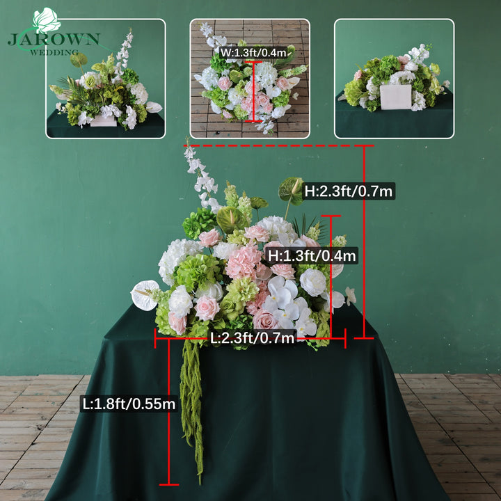 Aisle in Green/Pink/White