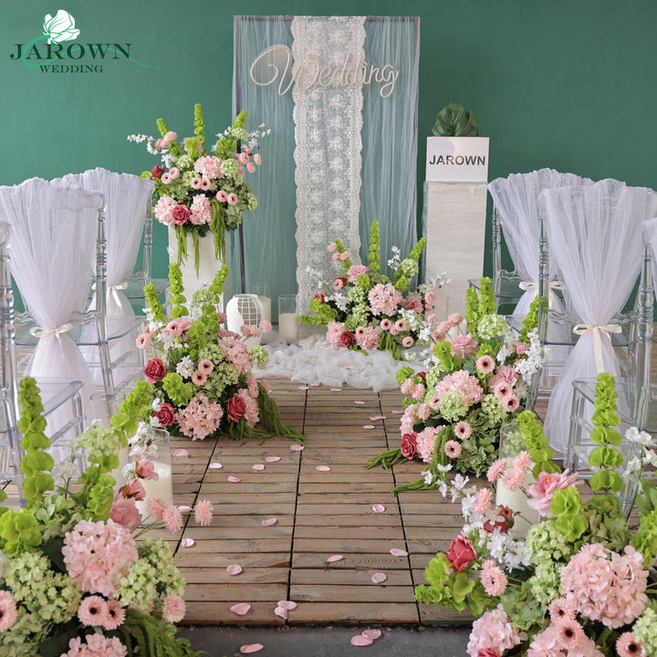 Aisle in Green/Pink/White