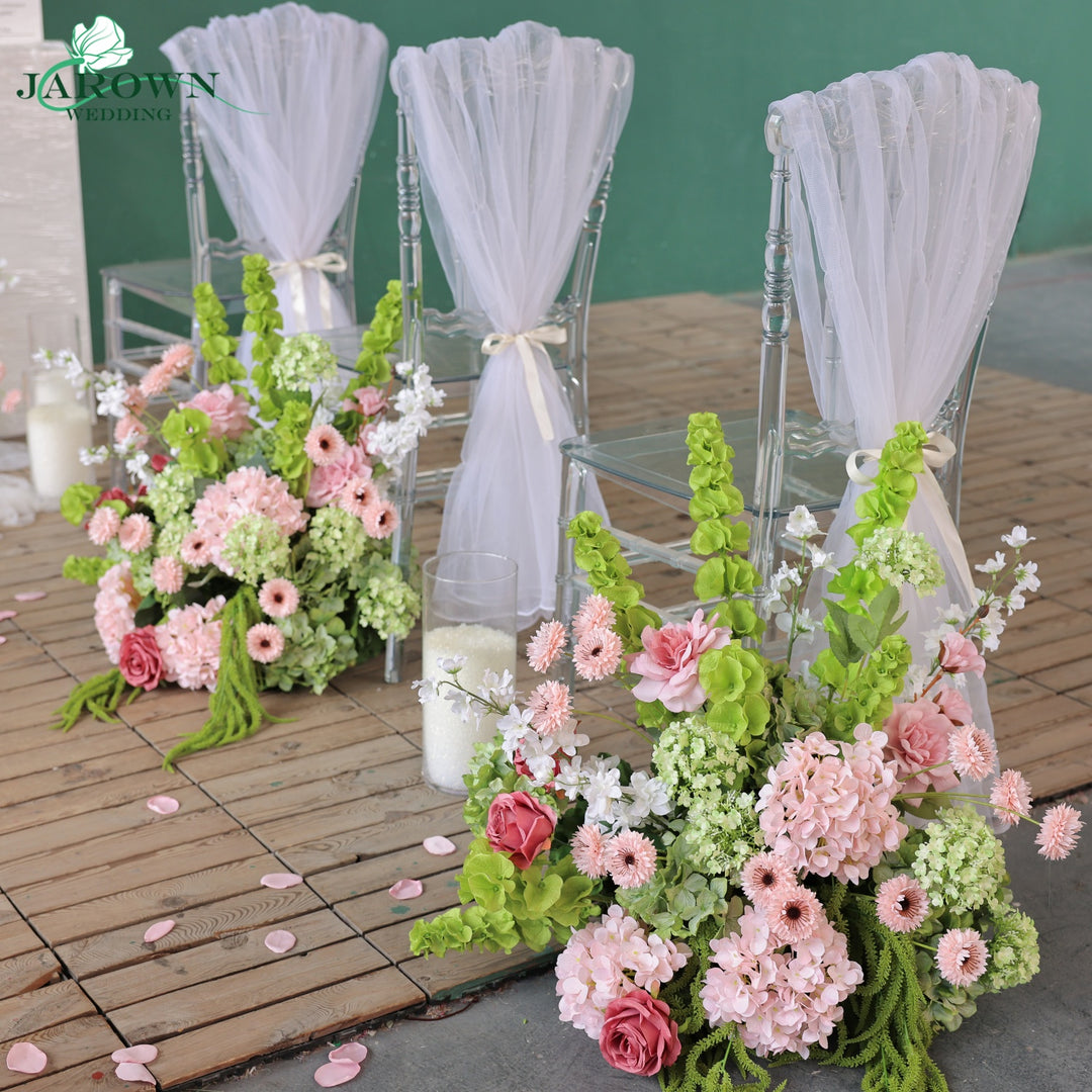 Aisle in Green/Pink/White