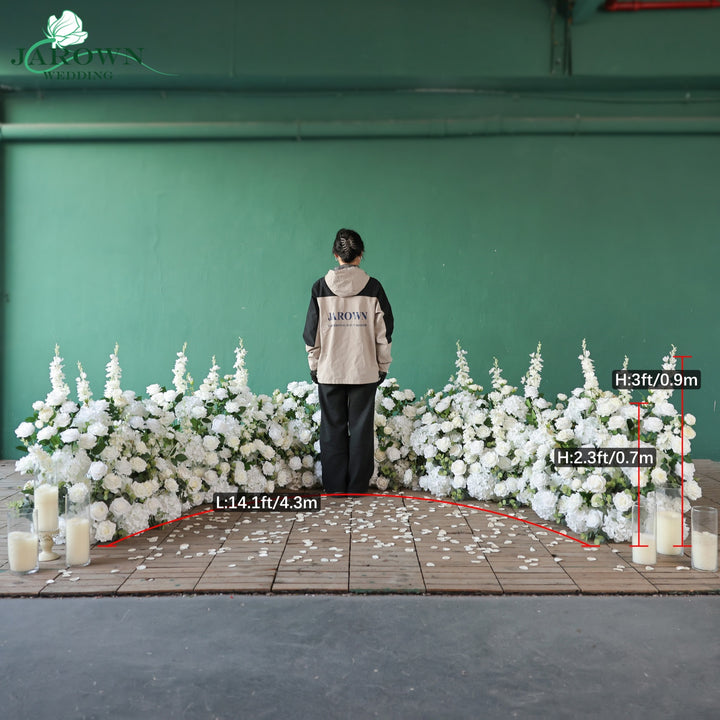 Aisle in White/Green