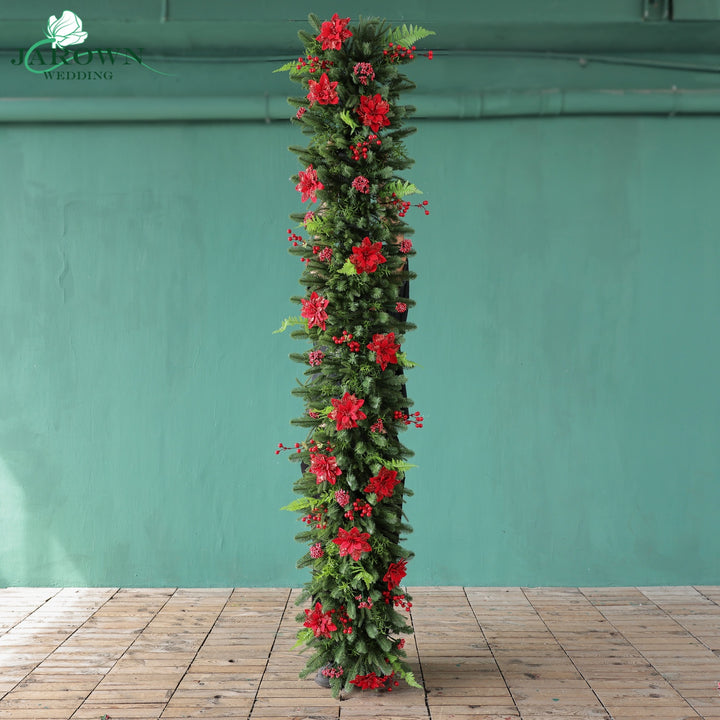 Arch&Backdrop in Red/Green