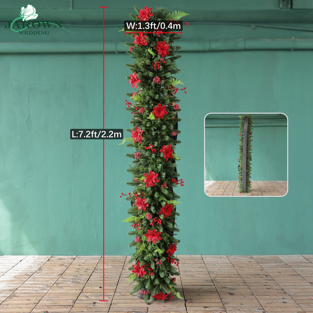 Arch&Backdrop in Red/Green
