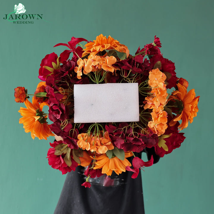 Aisle&Centerpiece in Red/Orange