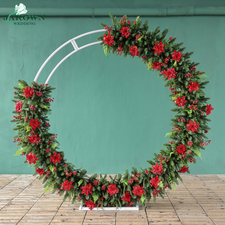 Arch&Backdrop in Red/Green