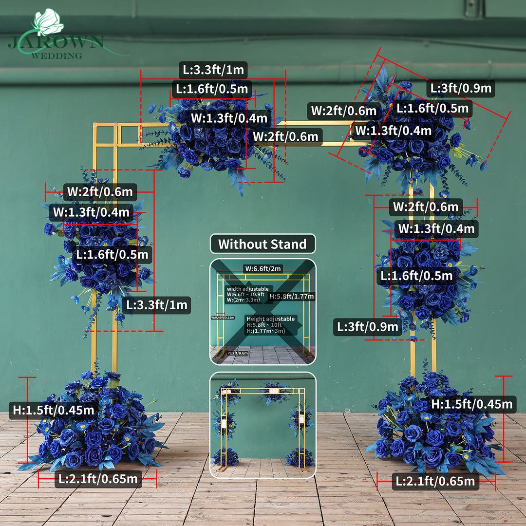 Backdrop Flower in Blue