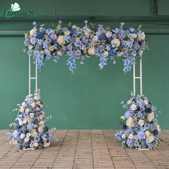 Backdrop Flower in Blue/Champagne