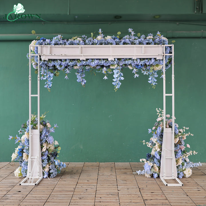 Backdrop Flower in Blue/Champagne