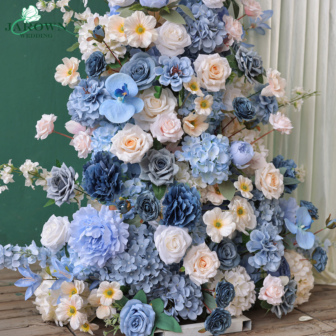 Backdrop Flower in Blue/Champagne