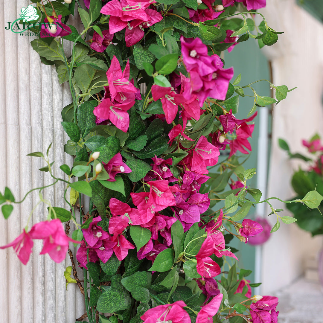 Backdrop Flower in Green/Pink
