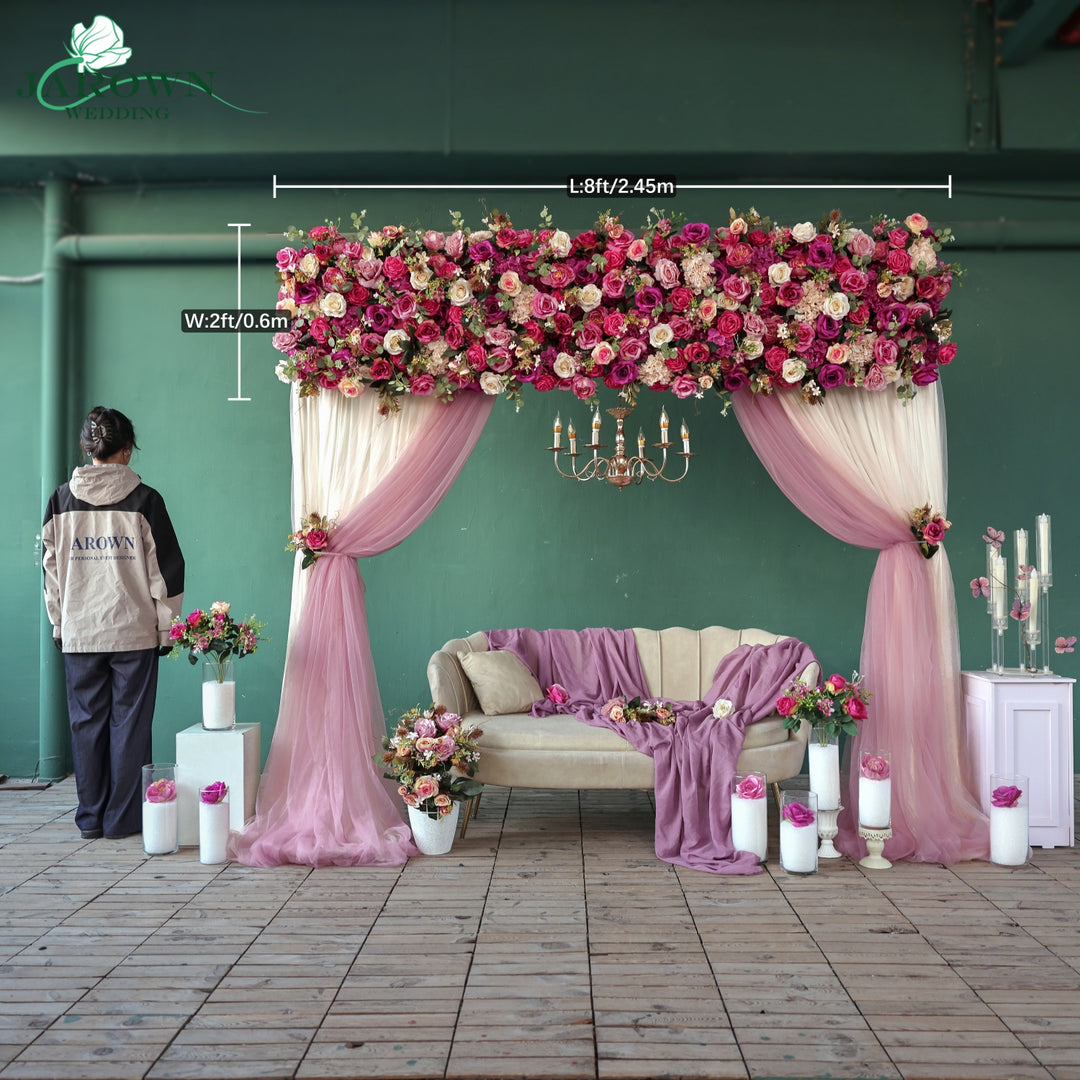 Backdrop Flower in Pink/Champagne