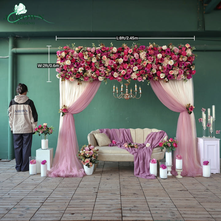 Backdrop Flower in Pink/Champagne