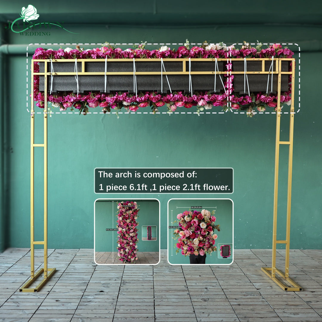 Backdrop Flower in Pink/Champagne