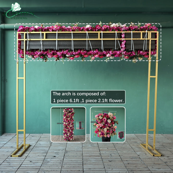 Backdrop Flower in Pink/Champagne