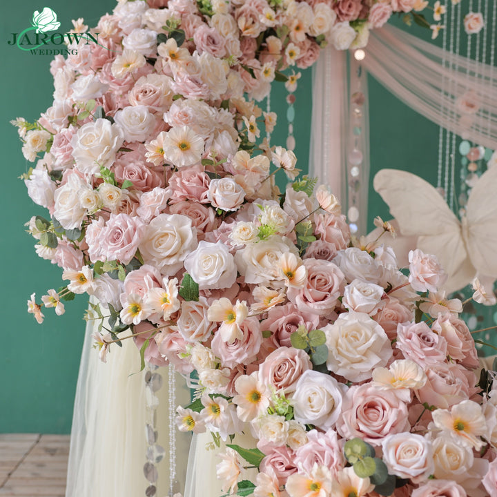 Backdrop Flower in Pink/Champagne
