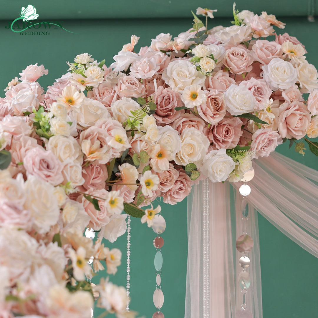 Backdrop Flower in Pink/Champagne