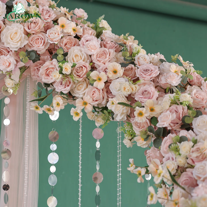 Backdrop Flower in Pink/Champagne