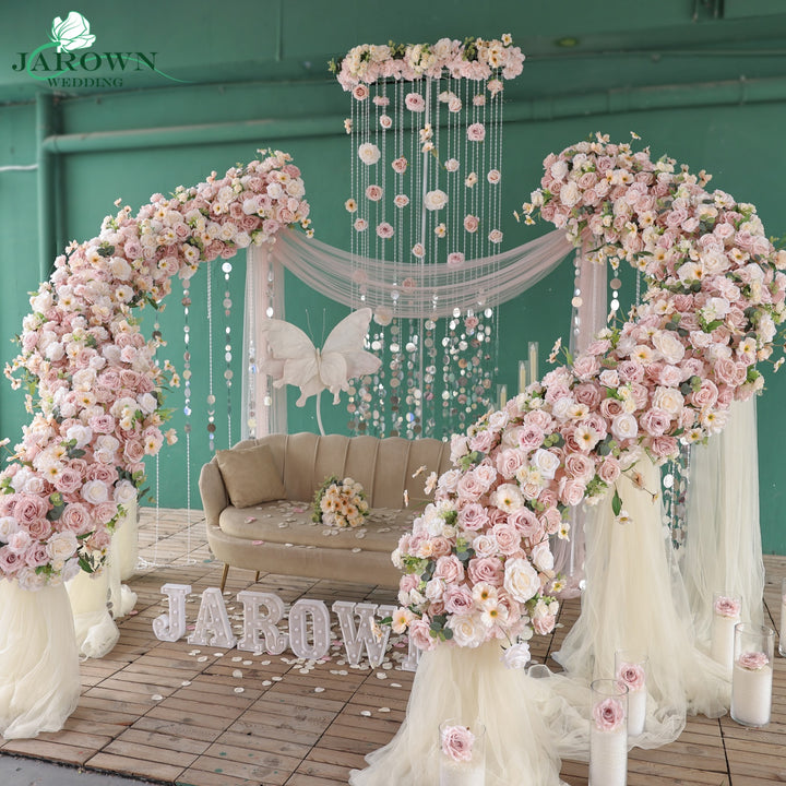 Backdrop Flower in Pink/Champagne