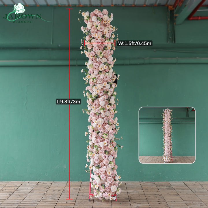 Backdrop Flower in Pink/Champagne