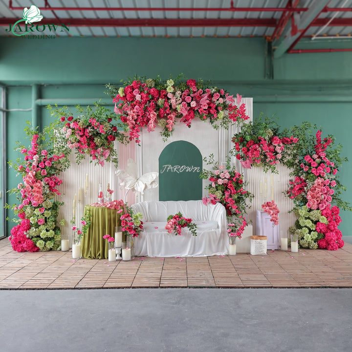 Backdrop Flower in Pink/Green