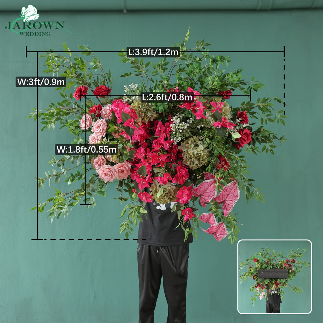 Backdrop Flower in Pink/Green