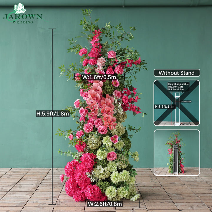 Backdrop Flower in Pink/Green
