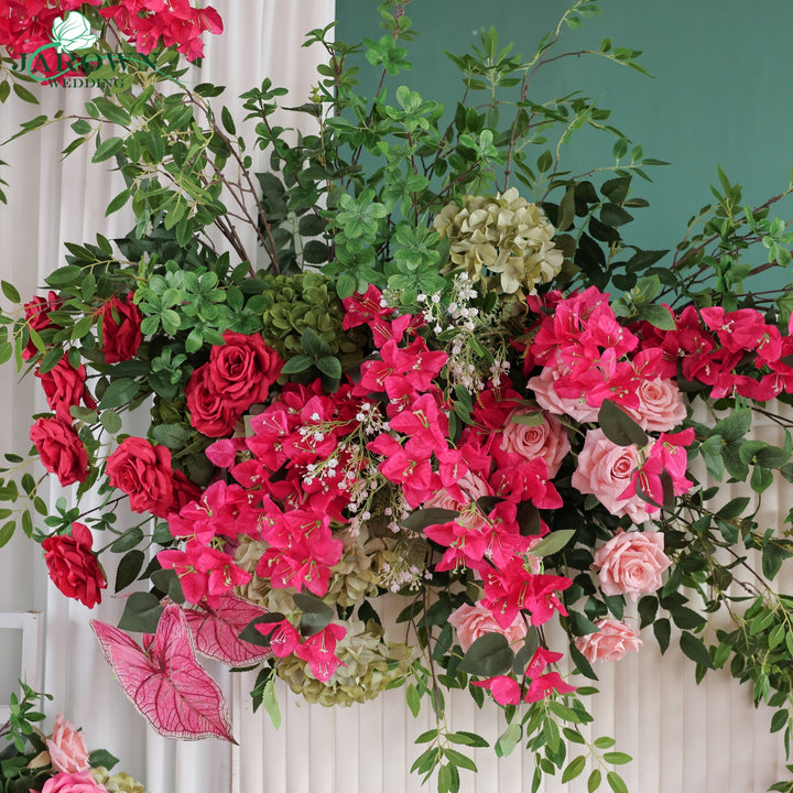 Backdrop Flower in Pink/Green