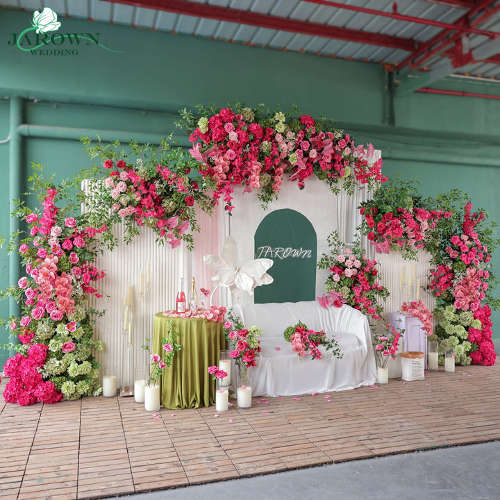 Backdrop Flower in Pink/Green