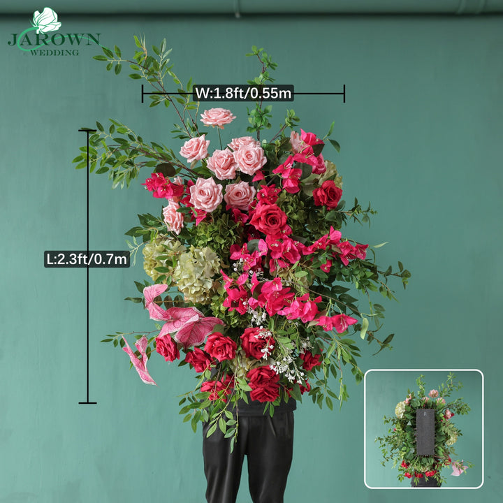 Backdrop Flower in Pink/Green