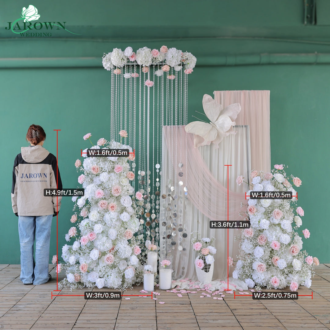 Backdrop Flower in Pink/White